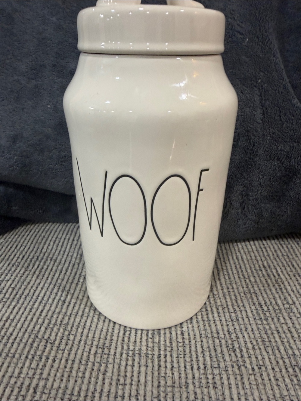 Rae Dunn Woof Treat Canister